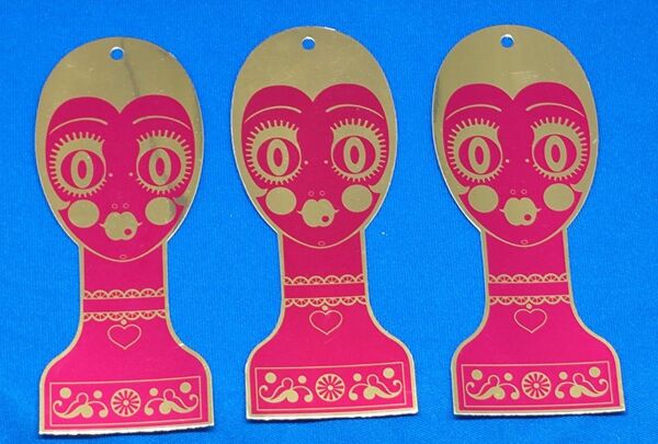 アナスイ ドーリーガール ブランドタグ 3枚セット ANNA SUI DOLLY GIRL