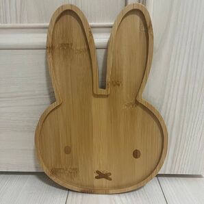 即発送【新品未使用】みっふぃーきっちん木製トレー大 ミッフィー miffy