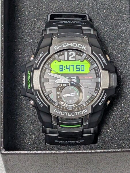 カシオ G-SHOCK GR-B100-1A3JF Bluetooth搭載 タフソーラー【美品】