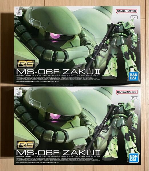 【2個セット】RG 1/144 MS-06F ザクII 量産型ザク