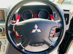  Mitsubishi Delica D-5 Paddle Shift cover aluminium long steering column shift cover 