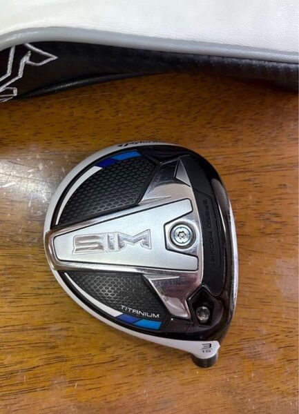 ★美品★TaylorMade テーラーメイドゴルフ SIM FW フェアウェイウッド 3W 15° 純正ヘッドカバー付属