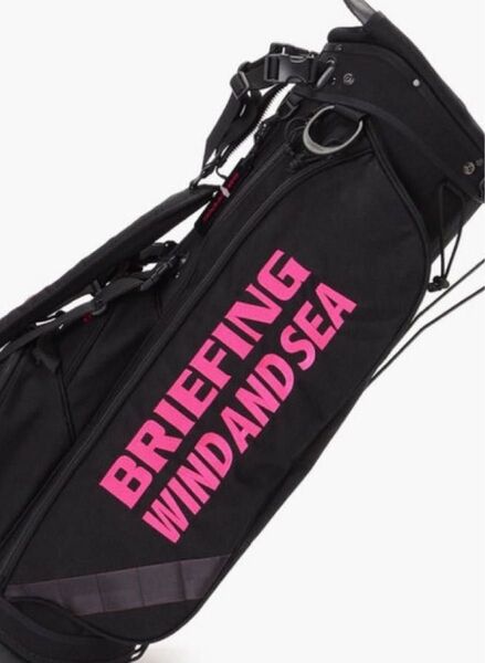 ★★新品★★WIND AND SEA BRIEFING ウインダンシー ブリーフィングゴルフ CR-4 キャディバッグ ピンク