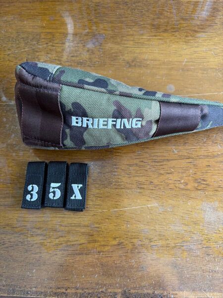 ★美品★BRIEFING ブリーフィングゴルフ ヘッドカバー UT用 グリーンカモ 完売品 希少