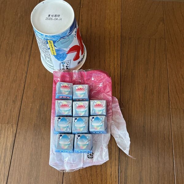 かき氷カップ チロルチョコ おためし