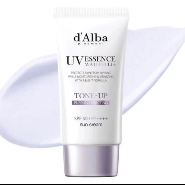新品未使用 パープル ダルバ トーンアップサンクリーム 日焼け止め 化粧下地 50ml