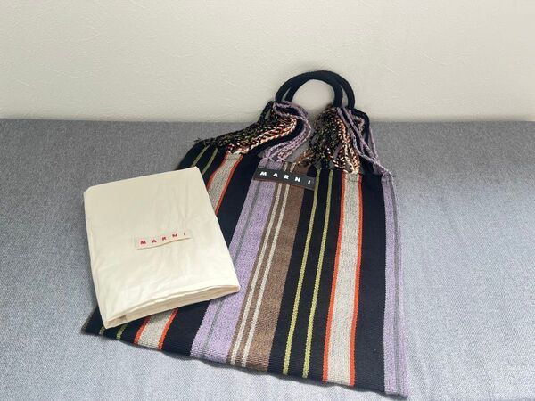 MARNI マルニ ハンモックバッグ パープル ワケアリ