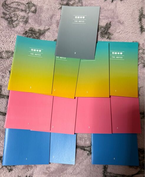 BTS 花様年華 12冊 THE NOTES 韓国語 love yourself ペルソナ MOS7 付属品 冊子