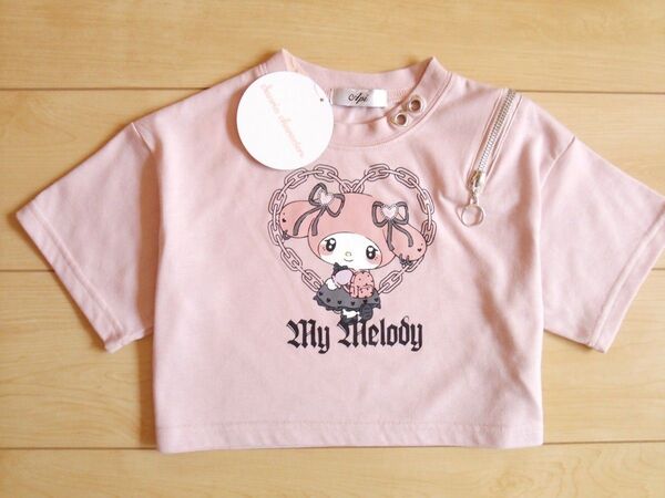 子供服マイメロちゃん*新品Tシャツ*未使用キッズ*送料無料マイメロディ*半袖ショート丈