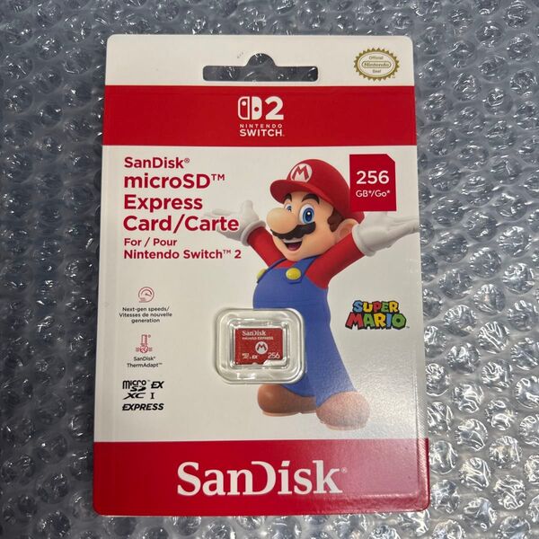 Switch2 SDカード microSD Express Card 256GB SanDisk