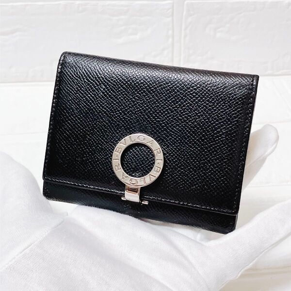 ブルガリ BVLGARI レザー 名刺入れ カードケース ブラック MB23 メンズ レディース