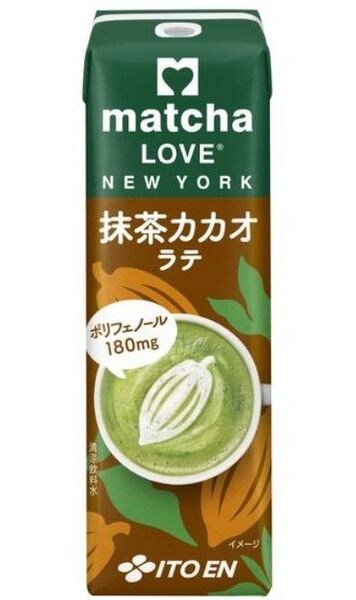 【500円クーポン可:24本セット】伊藤園 抹茶カカオラテ 240ml×24本 matcha LOVE おりがみ