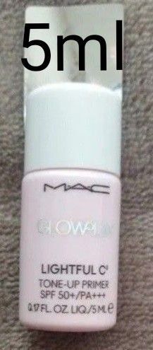 5ml MAC グロープレイライトフルc3トーンアッププライマー フレッシュピーチ 下地 サンプル