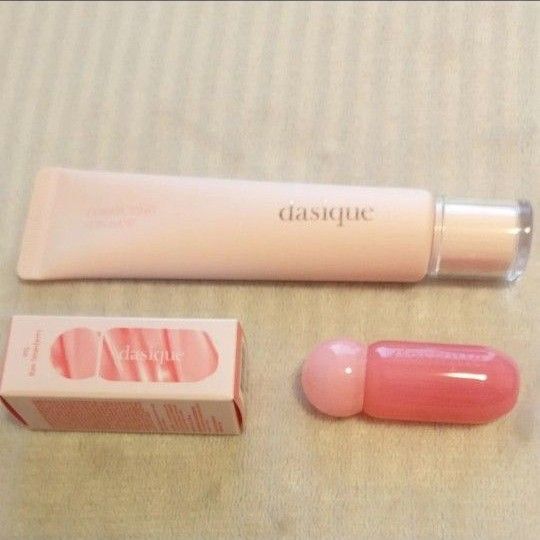 新品 dasique ジューシー デューイ グロウ ティント ミニ ローストロベリー コレクティングサンベース ロージーピンク