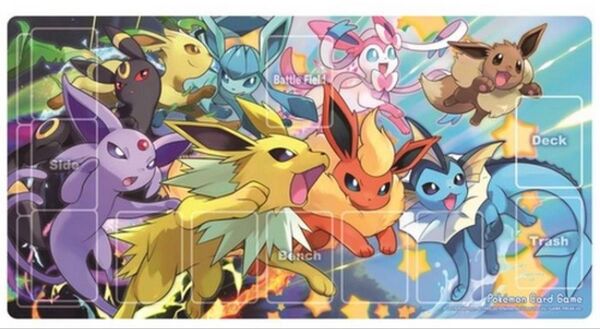 ダッシュ! イーブイズ ラバープレイマット ポケモンカードサプライ 新品未開封 ポケモンセンターオリジナル