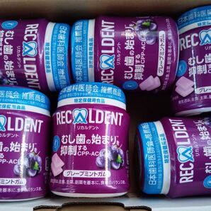 リカルデント グレープミントガム ボトル むし歯の始まりを抑制する! 6個セット
