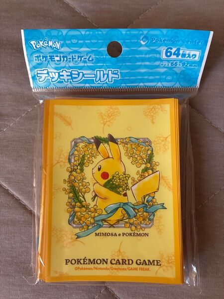 ポケカ デッキシールド ピカチュウ ミモザ MIMOSA e POKMON スリーブ ポケモンカード
