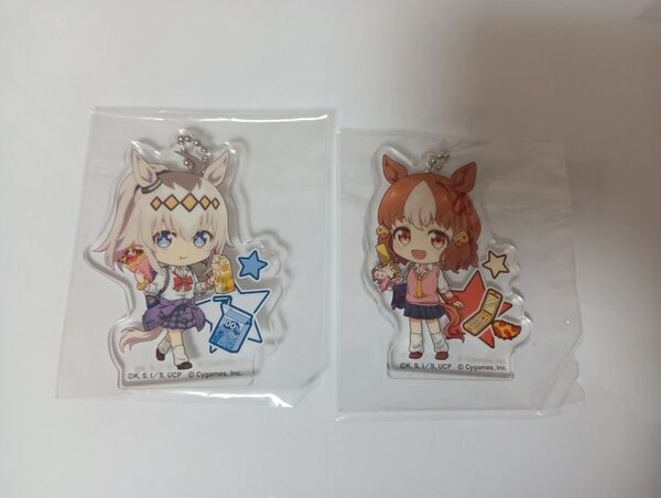 ウマ娘 エンタメくじ アクリルキーホルダー オグリキャップ、ベルノライト
