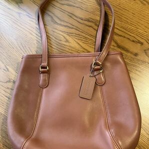 【美品】ヴィンテージ オールドコーチ レザートートバッグ ブラウン