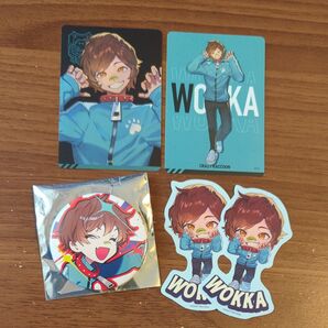 【CR】缶バッジ、ステッカー【Wokka】