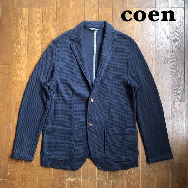 coen EASYCHIC 綿混テーラードジャケット ストレッチジャケット 7560-634-6048