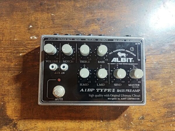 ALBIT A1BP TYPE II BASS PRE-AMP ベースプリアンプ エフェクター