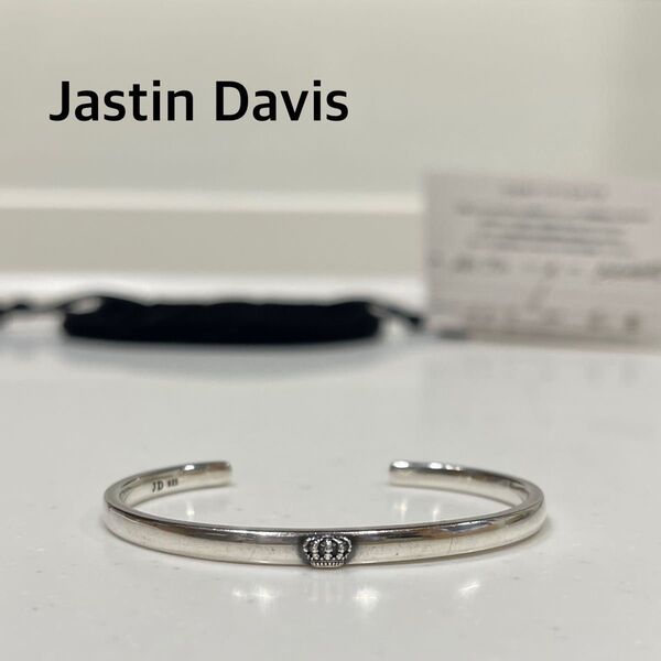 Jastin Davis ジャスティン デイビス バングル ブレスレット Sサイズ レディース シルバー925