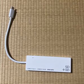 USB-Cハブ USB-A3ポート(内1つUSB3)
