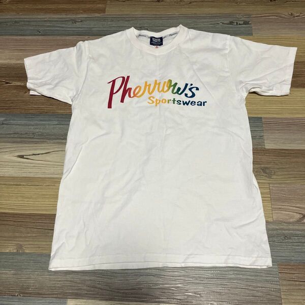 フェローズ 'Pherrow's'ロゴグラデーションプリントTシャツ