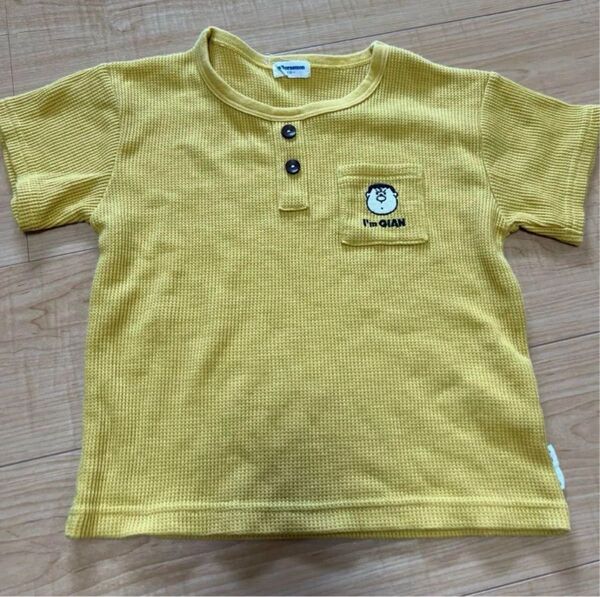 ドラえもん ジャイアン Tシャツサイズ 110 保育園 幼稚園 洗い替えに 着替え 夏服半袖 男の子 女の子