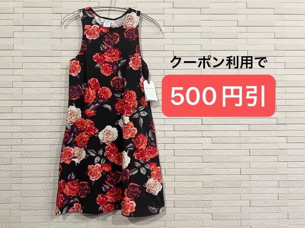 新品タグ付★element エレメント 花柄 ワンピース ノースリーブワンピース ファッション サーフ サーフィン 海 プール