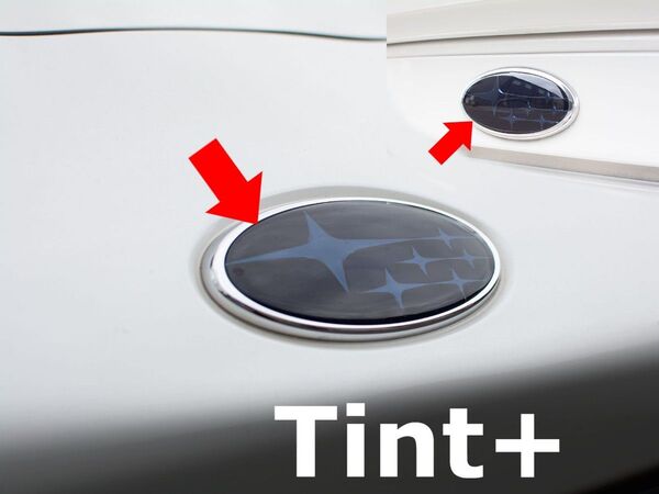 Tint+水洗→再利用Ok エンブレム スモークフィルム(スモーク20% 前後2枚セット)BRZ ZC6 zc