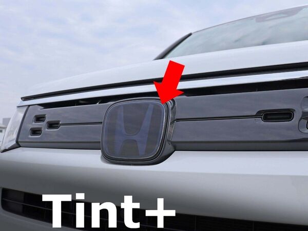Tint+カット済み 新型 ステップワゴン エンブレム スモークフィルム(スモーク20%)RP6/RP7/RP8/エアー/スパーダ
