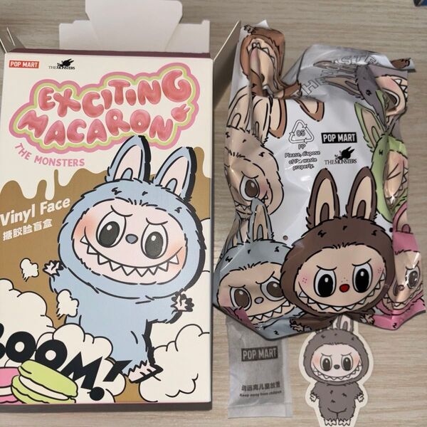 Labubu Exciting Macaron sesame bean ラブブ popmart