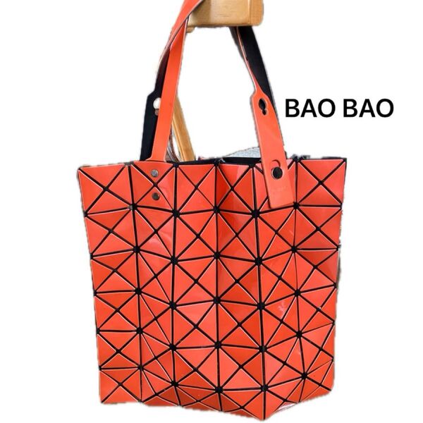 BAOBAO ISSEY MIYAKE トートバッグ オレンジ