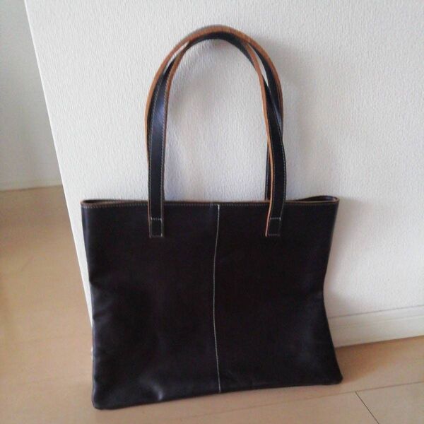 新品◆本革 レザートートバッグ 牛革 ビジネスかばん鞄 ブラック◆宅配便送料1000円無料