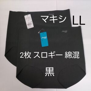 LL 2枚 スロギー 綿混タイプ G028 マキシ ショーツ トリンプ はきこみ深め ゼロフィール sloggi G028