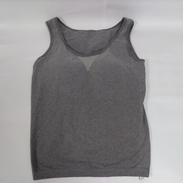 M 綿混 トリンプ カップ付き タンクトップ マタニティ 前期 グレー