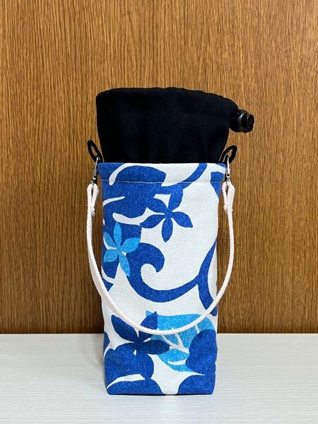 ペットボトルホルダー 保冷保温 水筒 ケース カバー ハワイアン ハイビスカス ハンドメイド