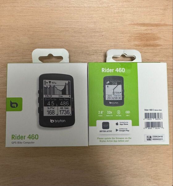 未開封 Bryton Rider 460 サイクルコンピューター 本体 ブライトン2個セット