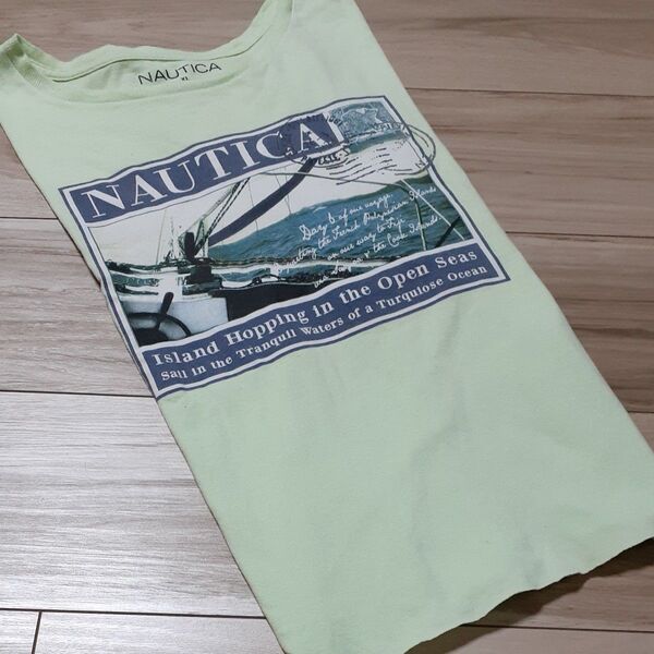 NAUTICA 短丈 Tシャツ メンズXLサイズ