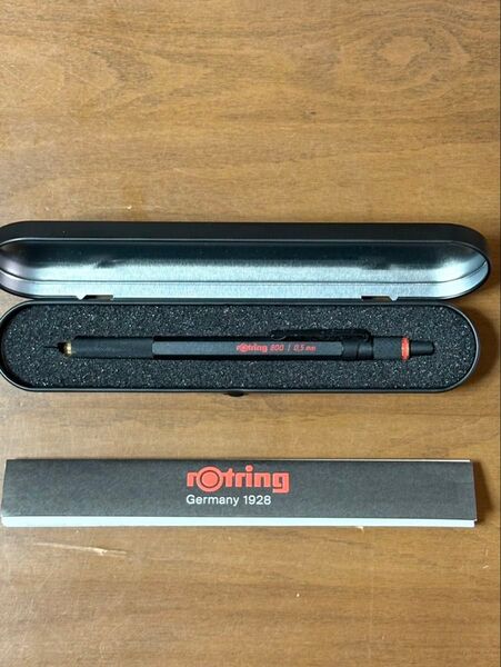 ロットリング800 0.5mm 本体・ケース・説明書の3点セット 製図用シャープペンシル rotring800 シャープペン