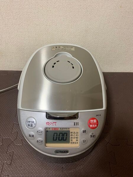 タイガーIH炊飯ジャーJKC- S100 5.5合炊き IHジャー炊飯器 2007年製