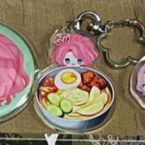 花幽カノン Vtuber 冷麺 アクキー アクリルキーホルダー