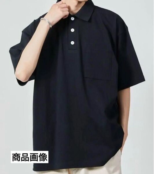 黒 ポロシャツ 半袖 Tシャツ M ブラック フリークスストア ポロ 24ss FREAK'S STORE 古着