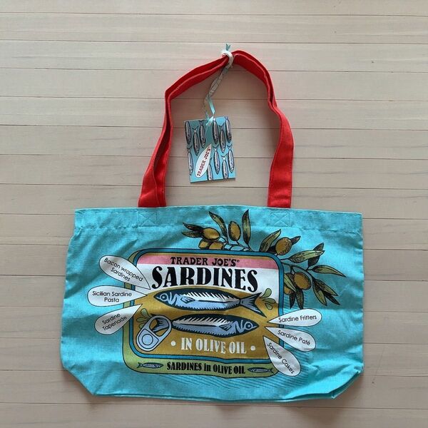 新品未使用タグ付きトレーダージョーズトートバッグ Trader Joe's エコバッグ