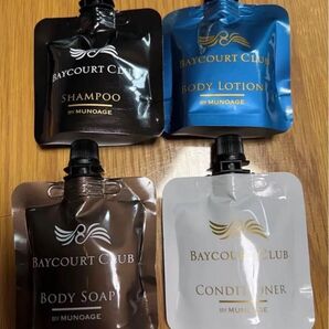 今週only BAYCOURT CLUB シャンプー,リンス,ボディーソープ,ボディーローション 4点x3セット 計12点
