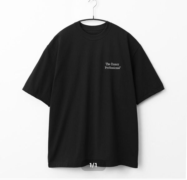 25SS ENNOY PROFESSIONAL S/S T-SHIRT (BLACK) L Tシャツ