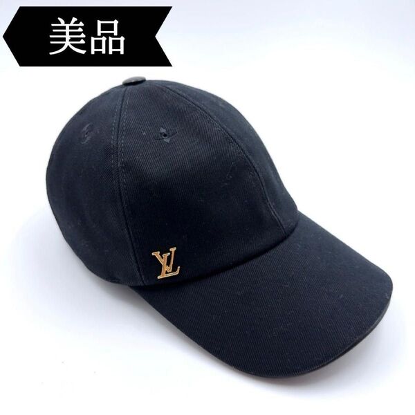 ◇ルイヴィトン◇キャップ/LVアイコニック/帽子/M7050L/ブランド/黒
