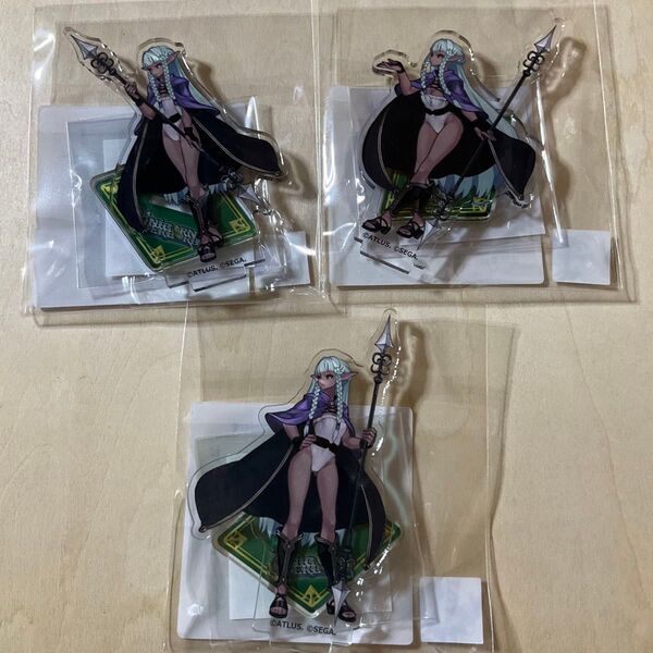 ユニコーンオーバーロード オールスターアクリルスタンド ロザリンデ 3種 ヴァニラウェア アトラス